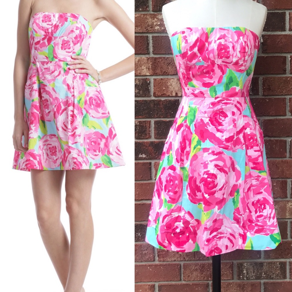 Lilly Pulitzer Dress- Hotty Pink First Impression